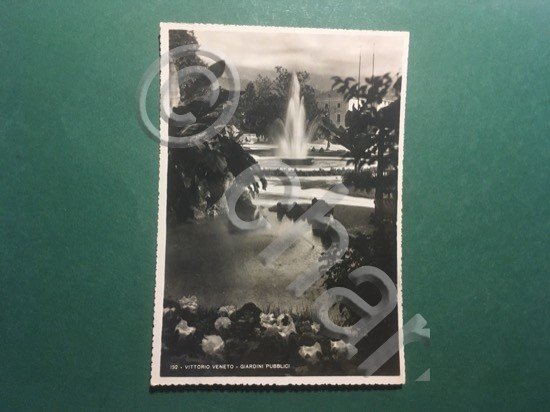 Cartolina Vittorio Veneto - Giardini Pubblici - 1942 | Immagine Gallery 3