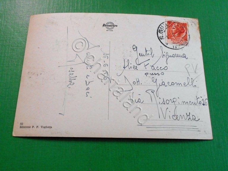 Cartolina Voghera - Monumento ai Caduti e Via Matteotti 1956. | Immagine Gallery 4