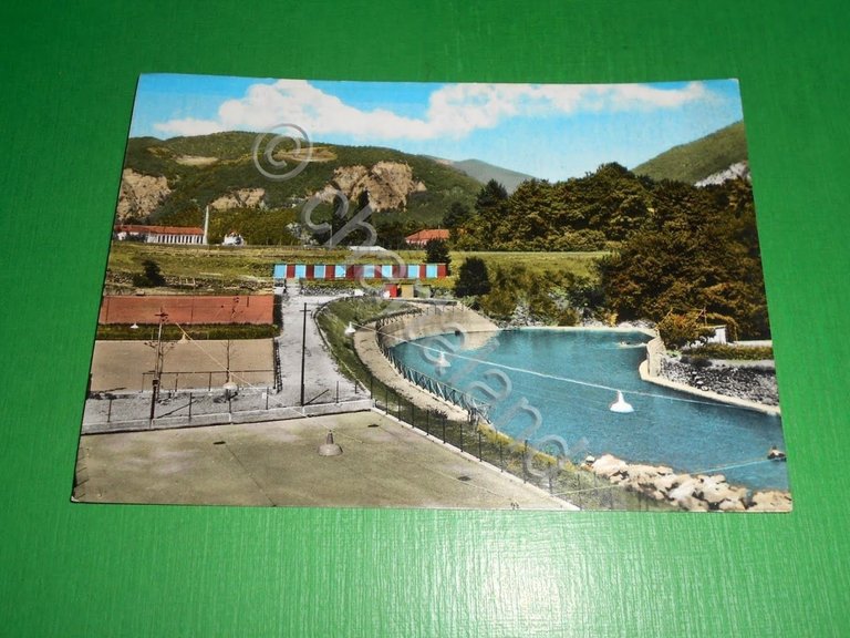 Cartolina Voltaggio - Campi sportivi e piscina 1962. | Immagine Gallery 2