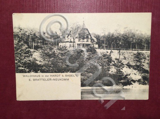 Cartolina Waldhaus in der Hardt b.Basel E. Bratteler Neukomm - …