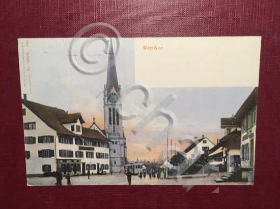 Cartolina Wetzikon - 1908
