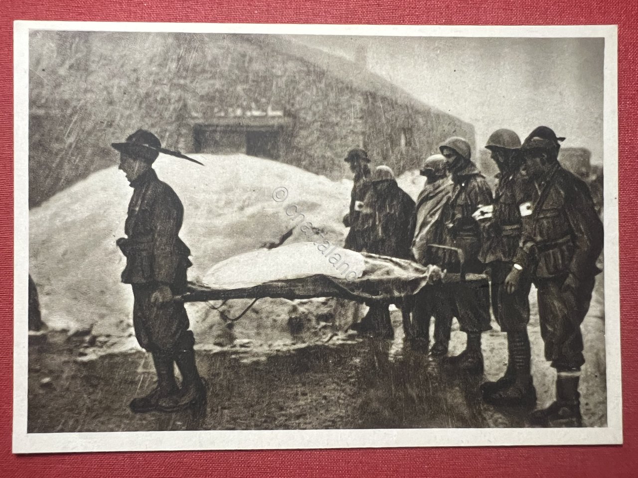 Cartolina WWII - Piccolo San Bernardo - Il Medico Italiano …