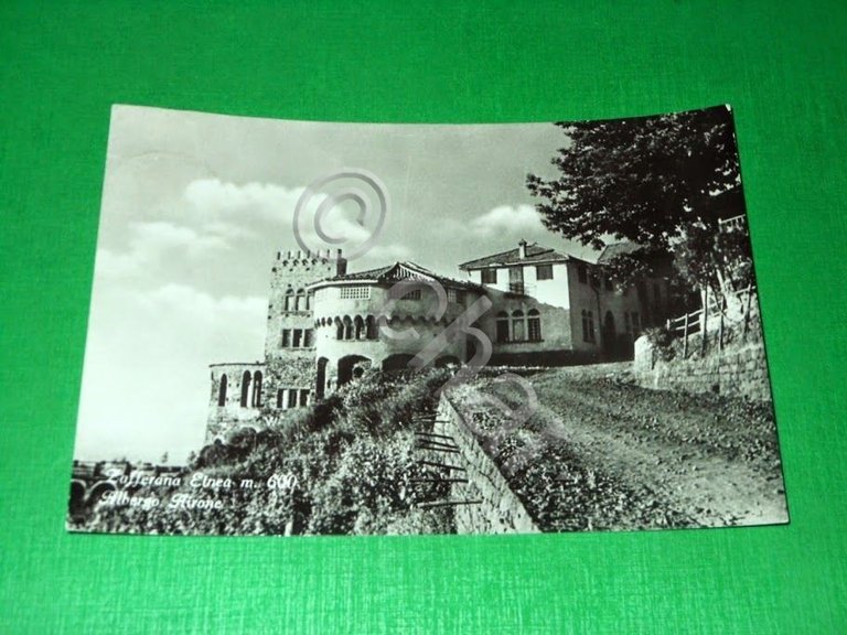 Cartolina Zafferana Etnea - Albergo Airone 1954