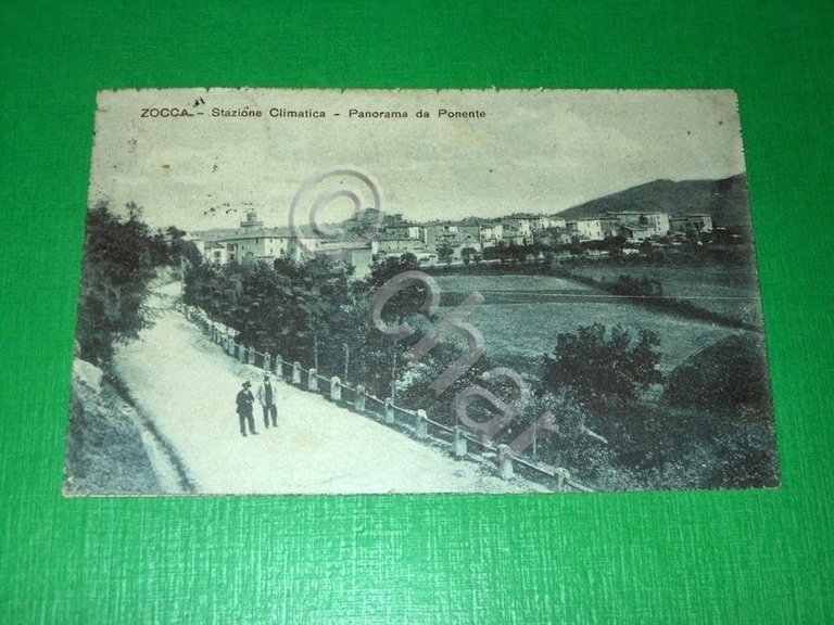Cartolina Zocca - Panorama da Ponente 1920 | Immagine Gallery 2