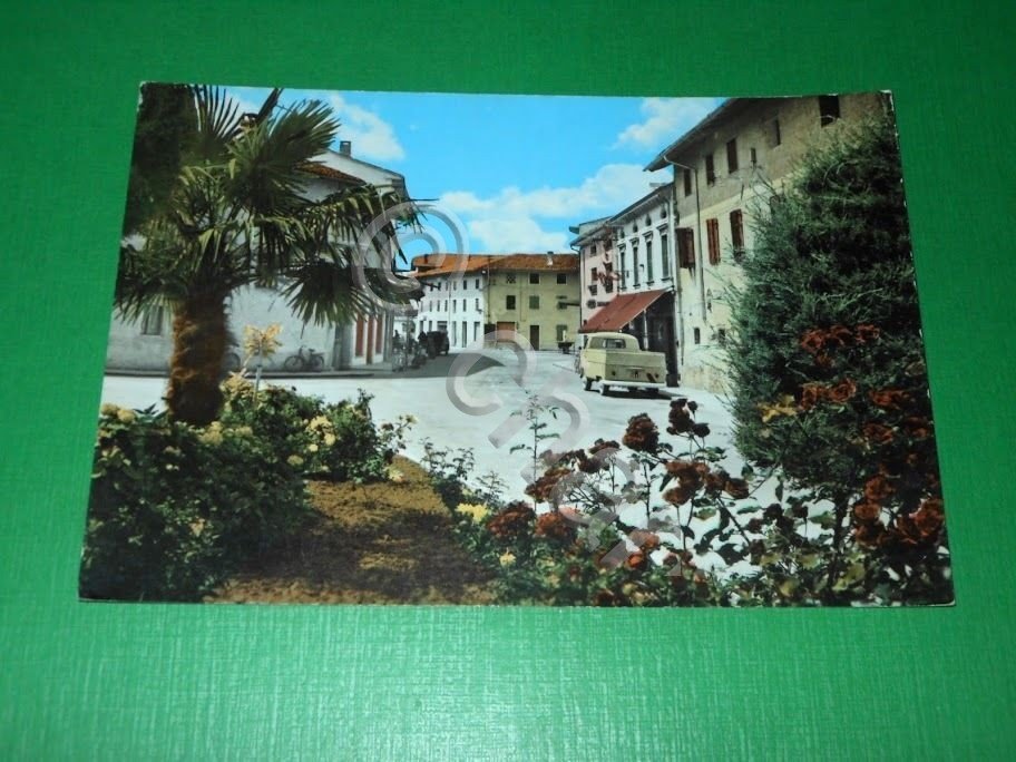 Cartolina Zoppola - Via Vittorio Emanuele 1968.