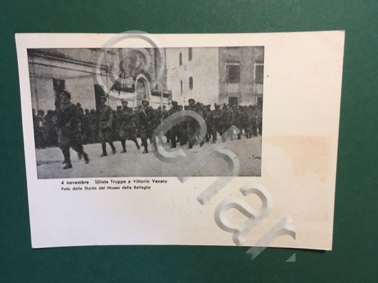 Cartolina4 Novembre Sfilata Truppe A Vittorio Veneto- Museo Della Battaglia-1968