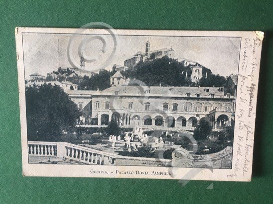 Cartoline Genova - Palazzo Doria Pamphili - 1902