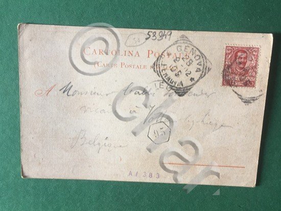 Cartoline Genova - Palazzo Doria Pamphili - 1902