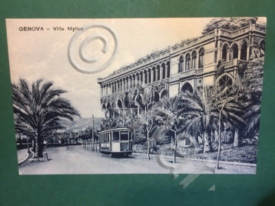 Cartoline Genova - Via Mylius - 1920 ca.