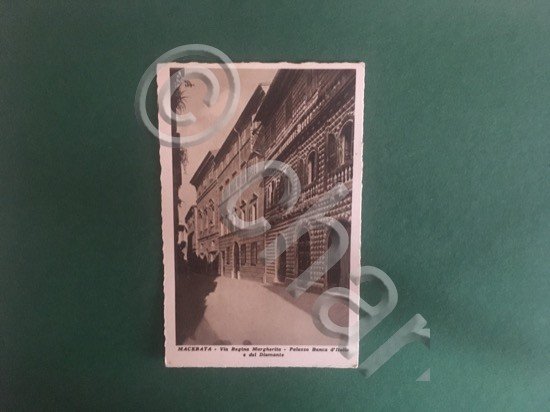 Cartoline Macerata - Via Regina Margherita - Palazzo D'italia - …