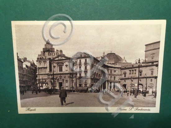 Cartoline Napoli - Piazza S.Ferdinando - 1920 ca.