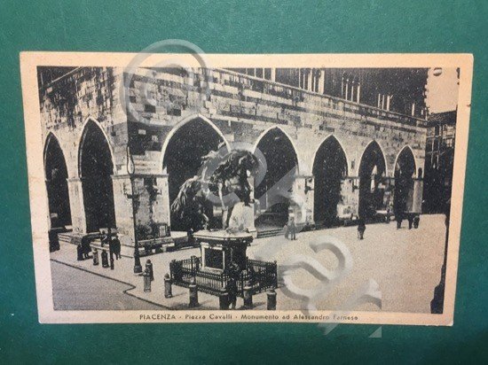 Cartoline Piacenza - Piazza Cavalli - Monumento Ad Alessandro Farnese …