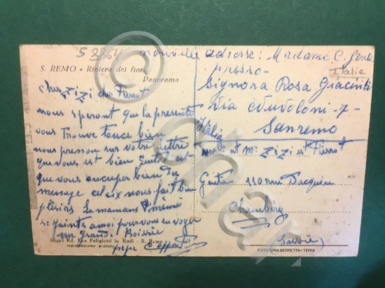Cartoline S.Remo - Riviera Dei Fiori - Panorama - 1915 …