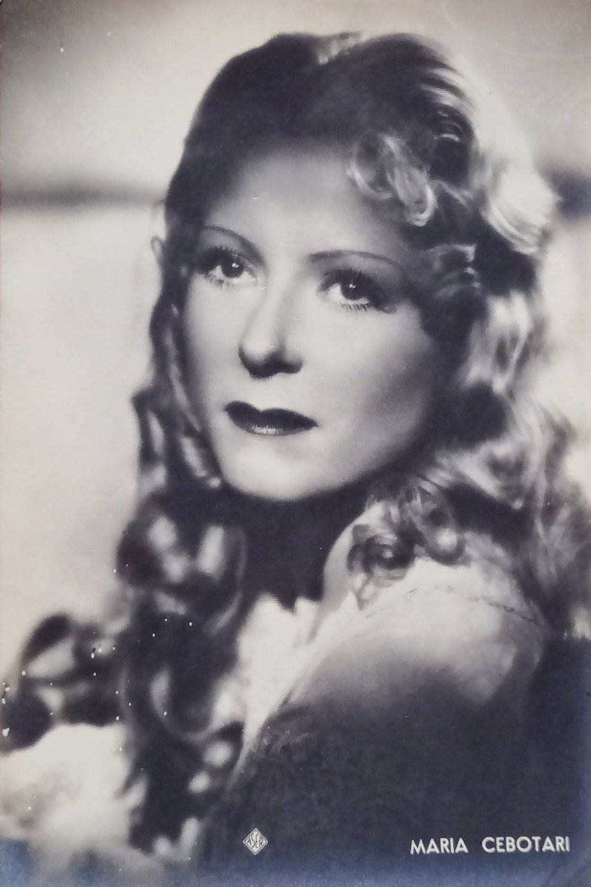 Cartoncino Fotografico A.C.I. Europa Film - Soprano Maria Cebotari - …