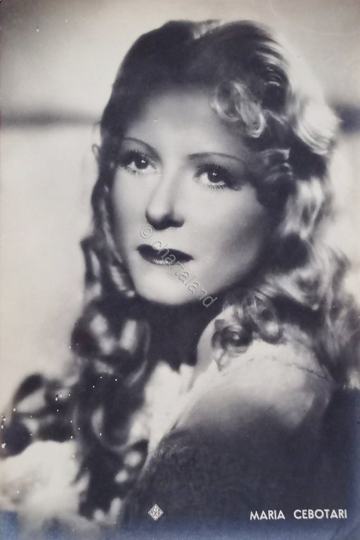 Cartoncino Fotografico A.C.I. Europa Film - Soprano Maria Cebotari - …
