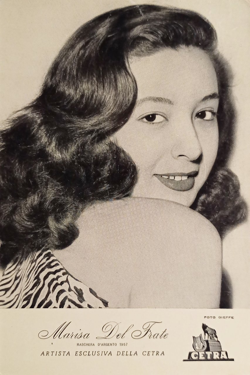 Cartoncino Fotografico Cetra - Cantante italiana Marisa Del Frate - … | Immagine principale