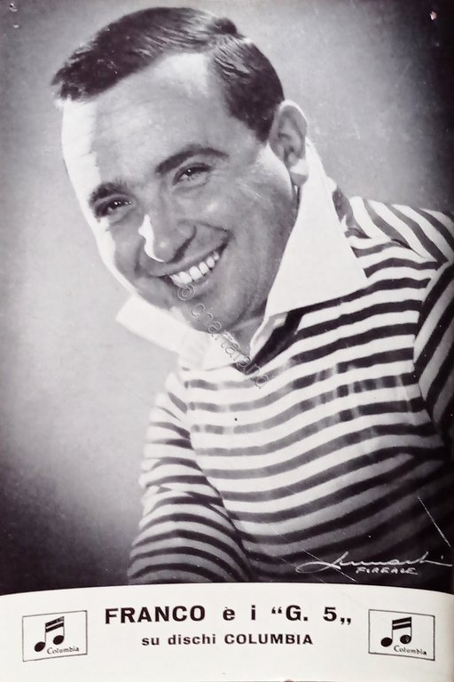 Cartoncino Fotografico Columbia - Complesso musicale Franco e i G …