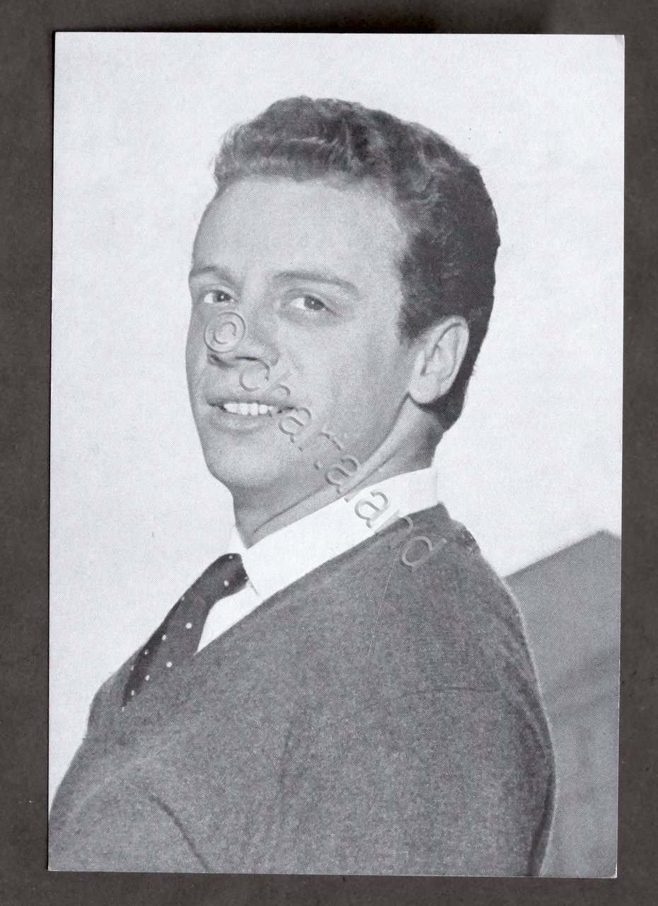 Cartoncino pubblicitario Dischi CGD - Johnny Dorelli - anni '60