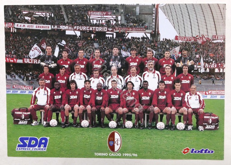 Cartoncino Pubblicitario Torino Calcio - Stagione 1995 - 1996 | Immagine Gallery 1