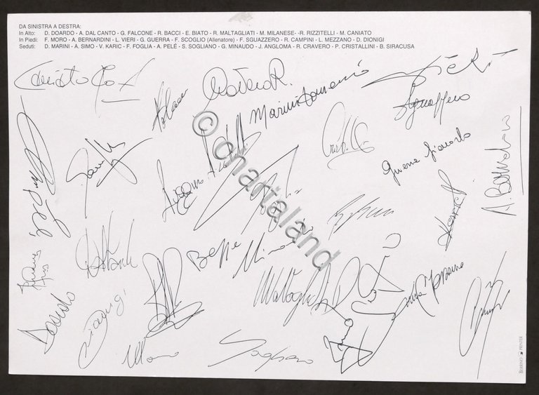 Cartoncino Pubblicitario Torino Calcio - Stagione 1995 - 1996