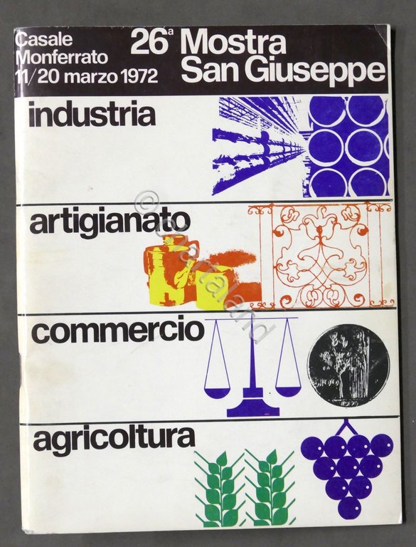 Casale Monferrato - 26^ Mostra di San Giuseppe - Programma - 1972