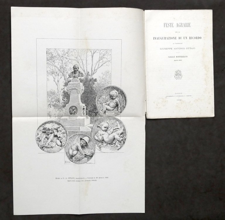 Casale Monferrato - Feste Agrarie inaugurazione ricordo A.G. Ottavi - …