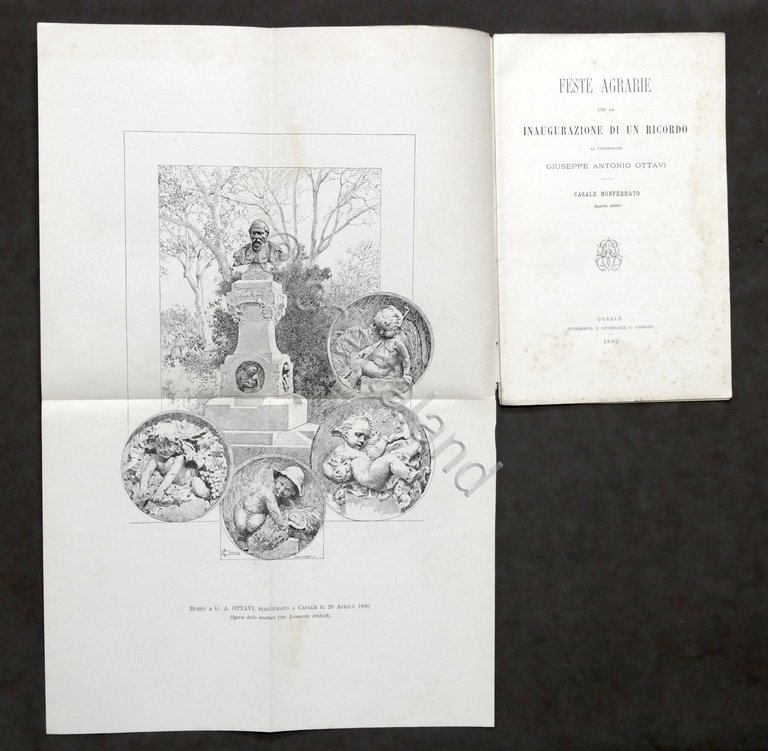 Casale Monferrato - Feste Agrarie inaugurazione ricordo A.G. Ottavi - …