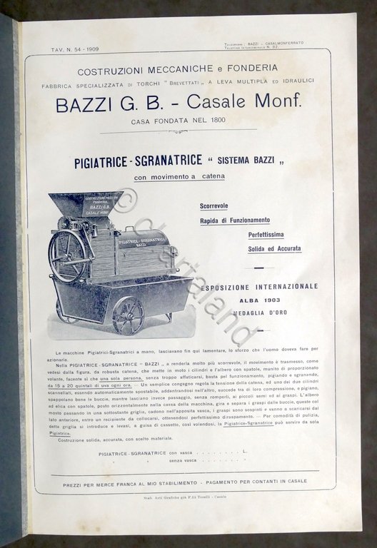 Catalogo - G.B. Bazzi - Costruzioni meccaniche - Fonderia - …
