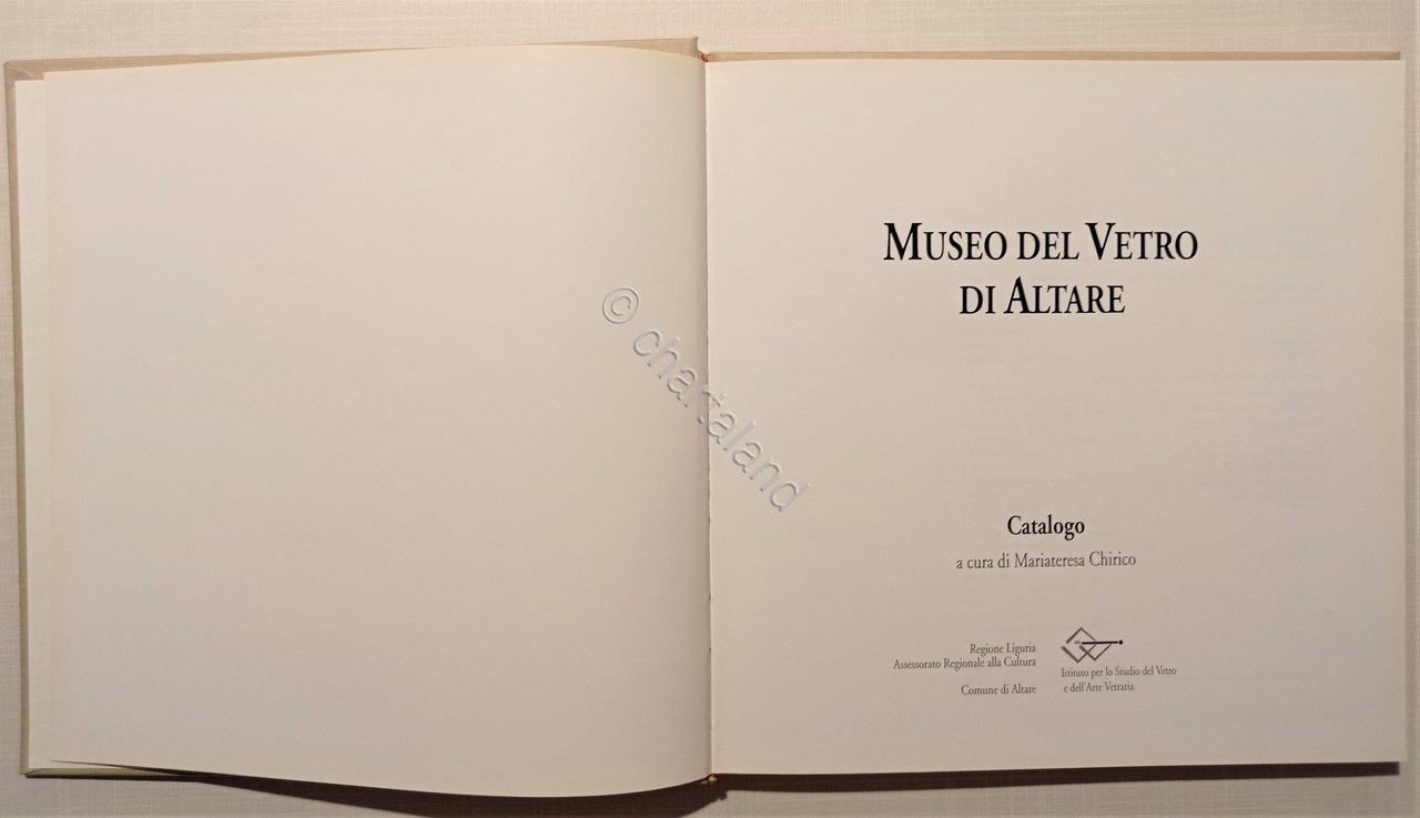 Catalogo - M. Chirico - Museo del vetro di Altare …