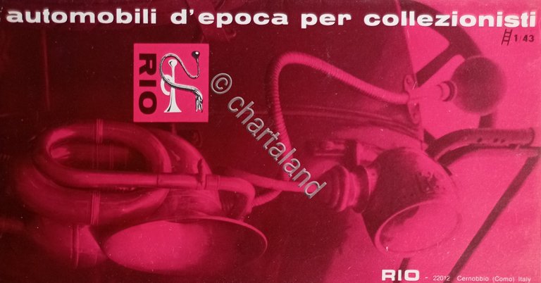 Catalogo Brochure RIO - Automobile d'Epoca per Collezionisti 1/ 43 …