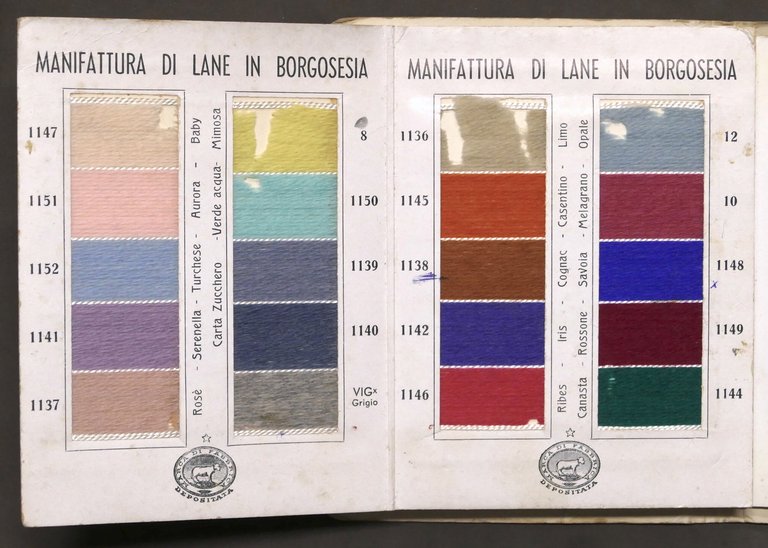 Catalogo Campionario Manifatture di Lane in Borgosesia - Colori Moda …