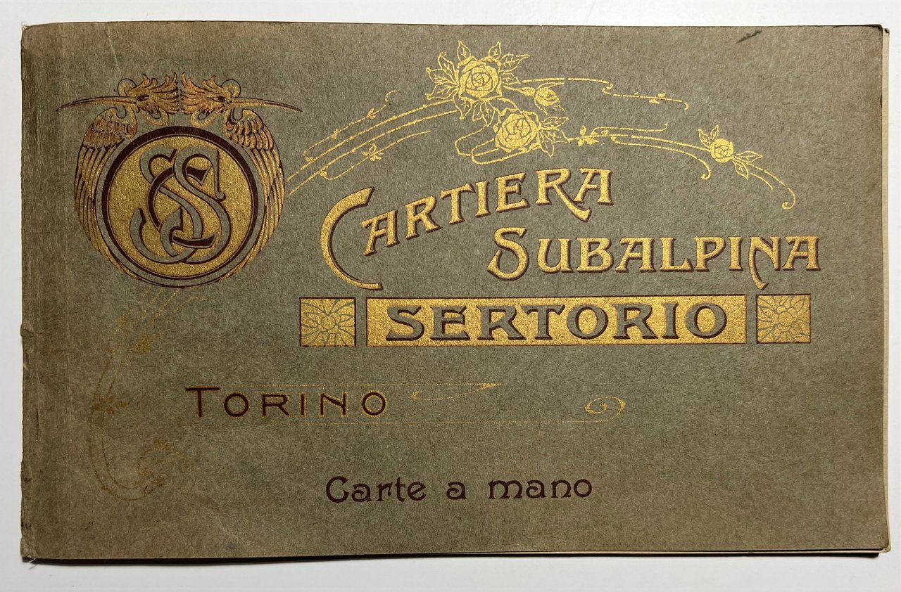 Catalogo Cartiera Subalpina Sertorio - Torino - Carte a Mano …
