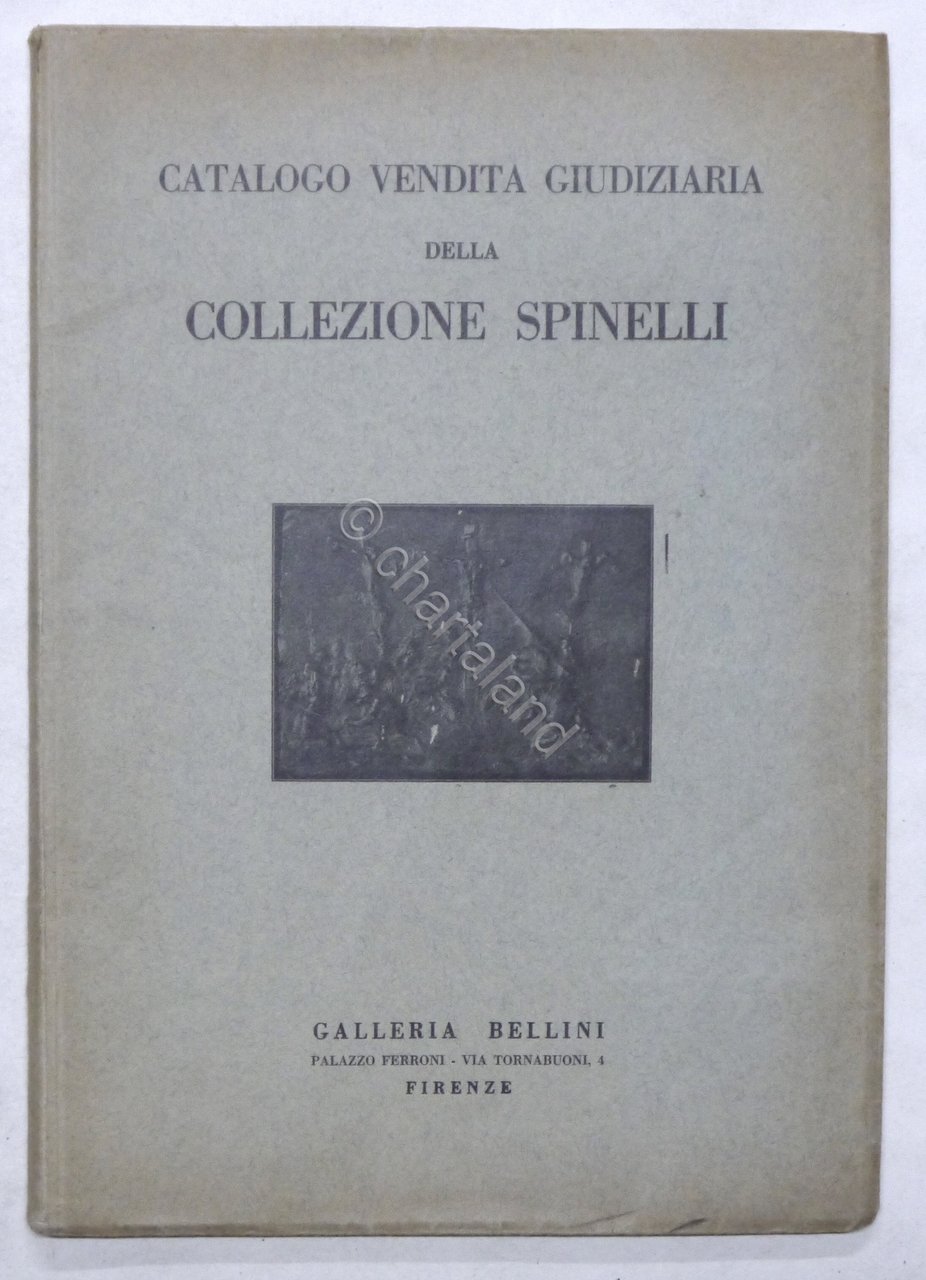 Catalogo d'Asta Galleria Bellini - Firenze - Collezione Spinelli - … | Immagine principale