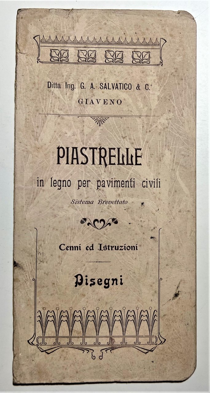 Catalogo Ditta Ing. G. A. Salvatico & C. Giaveno - …