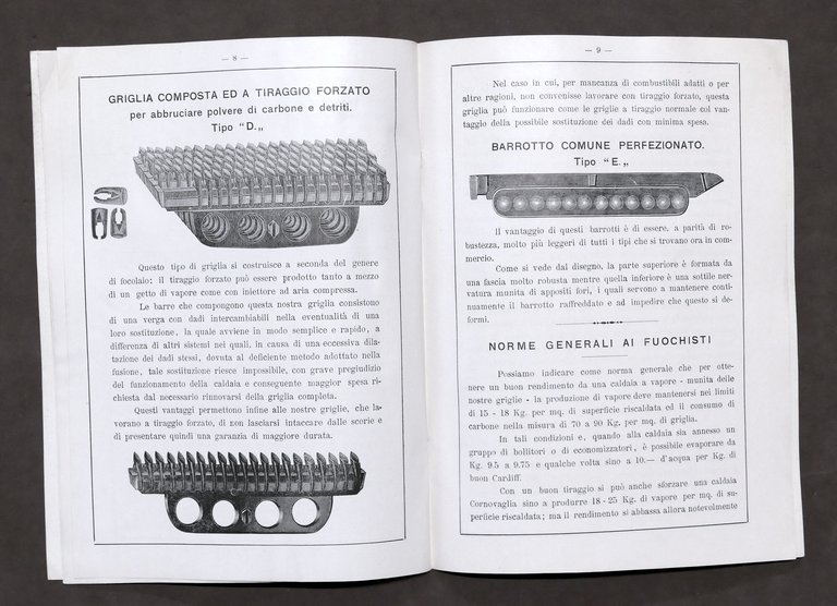 Catalogo Fonderia Ghise Acciai C. Grandi - Griglie per caldaie …