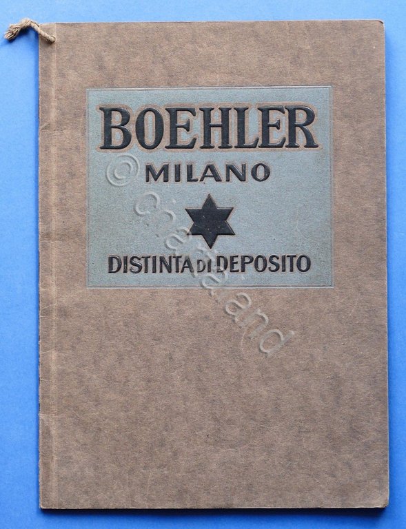 Catalogo Fratelli Boheler - Distinta di deposito - Acciai e … | Immagine Gallery 3