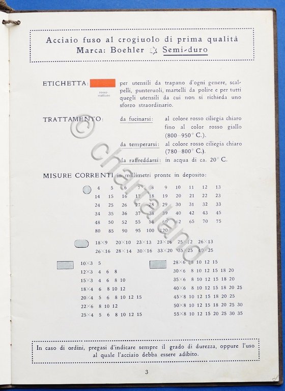 Catalogo Fratelli Boheler - Distinta di deposito - Acciai e … | Immagine Gallery 6