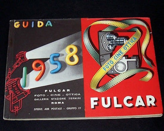 Catalogo Fulcar - Roma - Guida 1958 - Foto Cine …