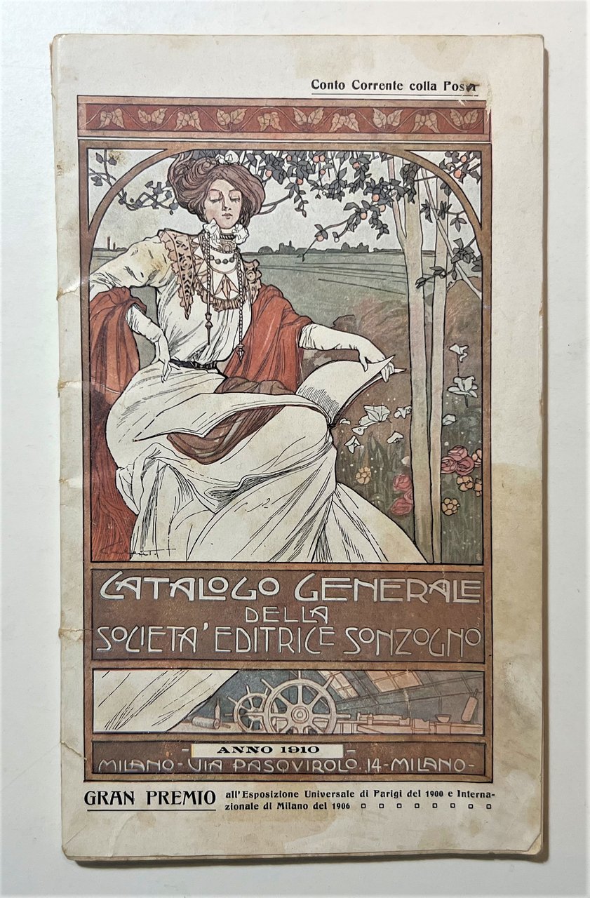 Catalogo Generale della Società Editrice Sonzogno - Anno 1910