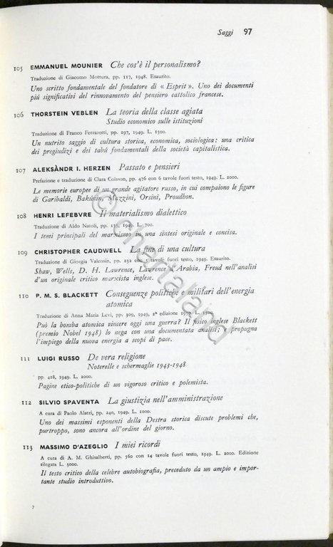 Catalogo generale delle Edizioni Einaudi dalla fondazione al 1° gennaio …