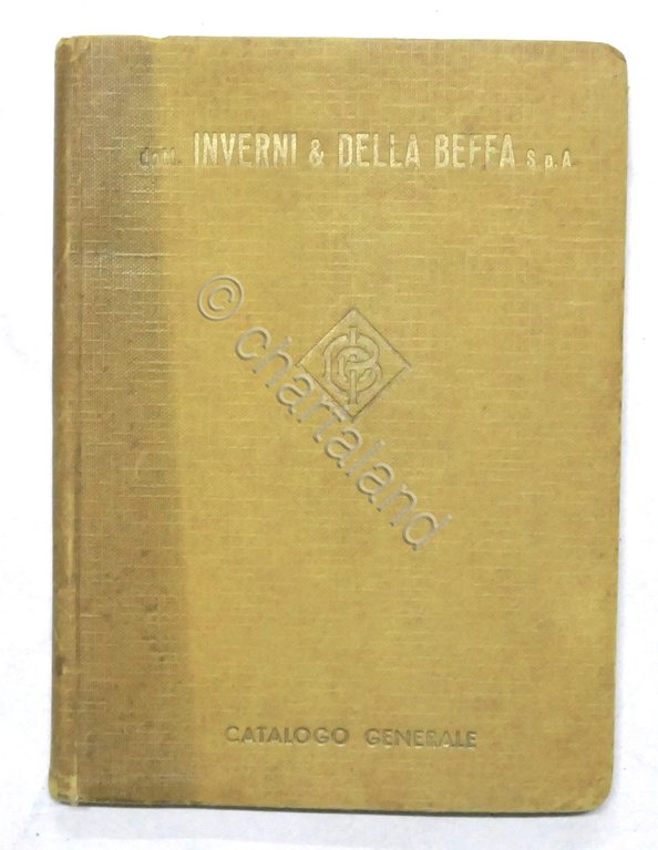 Catalogo Generale ditta Inverni e della Beffa - Prodotti farmaceutici …