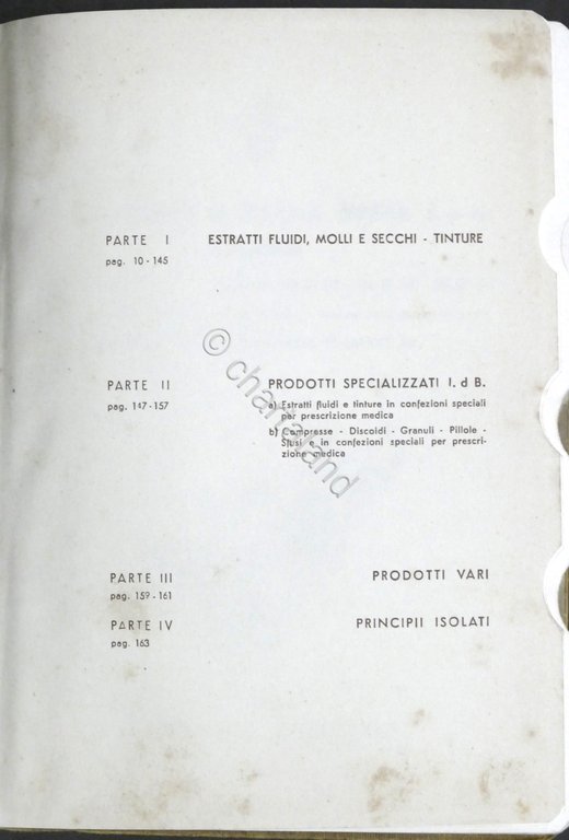 Catalogo Generale ditta Inverni e della Beffa - Prodotti farmaceutici …