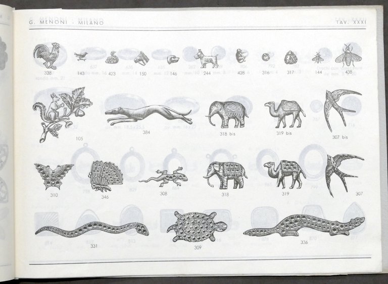 Catalogo generale G. Menoni - Milano - Minuterie metalliche Bigiotteria …