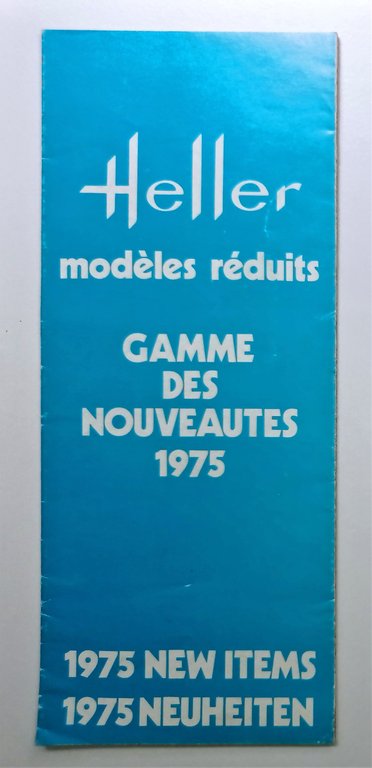 Catalogo Heller Modeles Réduits - Gamme des Nouveautes 1975
