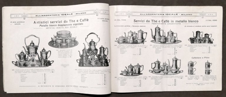Catalogo illustrato All'Argenteria Ideale - Articoli regalo, posaterie anni '20 | Immagine Gallery 4