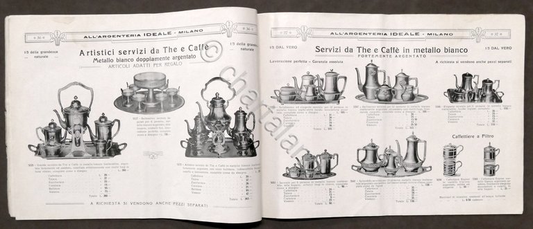 Catalogo illustrato All'Argenteria Ideale - Articoli regalo, posaterie anni '20 | Immagine Gallery 5