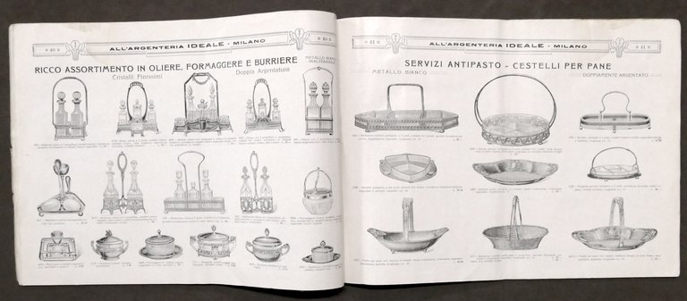 Catalogo illustrato All'Argenteria Ideale - Articoli regalo, posaterie anni '20 | Immagine Gallery 7