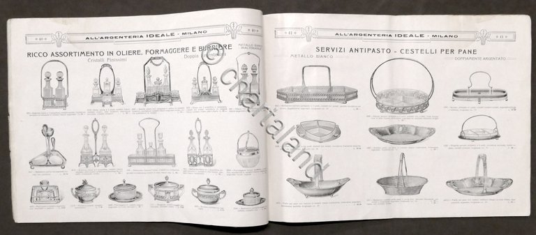Catalogo illustrato All'Argenteria Ideale - Articoli regalo, posaterie anni '20 | Immagine Gallery 8