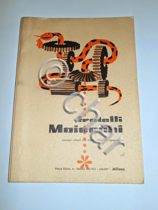 Catalogo illustrato Articoli Lubrificazione e ingrassaggio Maiocchi Milano 1950