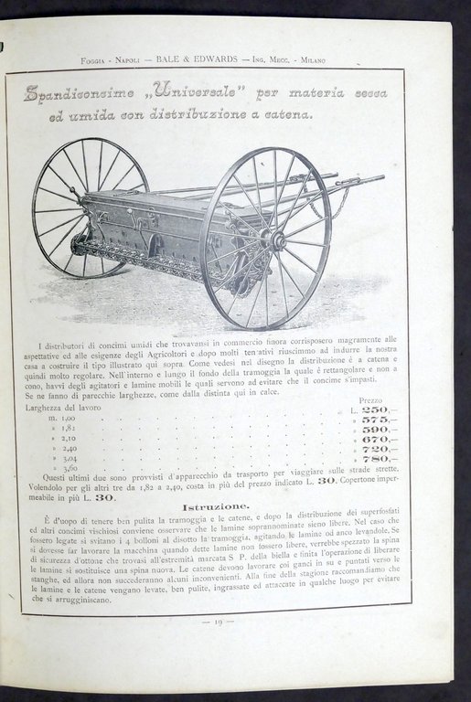Catalogo illustrato Bale & Edwards - macchine agricole - Marzo …